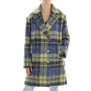 CAPPOTTO CHECKED BLU